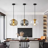 Modern Nordic Art Glass Design LED Pendant Lamp For Dining Room Kitchen Table Bedside Bedroom Decoration Small Chandelier Lights