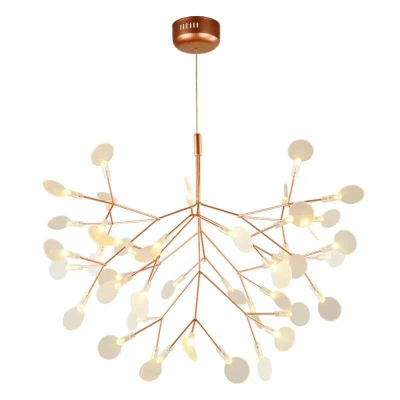 Nordic Firefly Branch LED Chandelier - Modern Luxury Pendant Hanging Lamp
