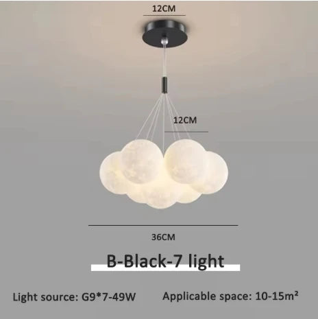 Modern Bubble Hanging Chandelier - Nordic LED Pendant Light Fixture