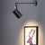 Modern COB Adjustable Ceiling Wall Lamps Aluminium Long Arm Telescopic LED Spotlights Gallery Picture Wall Decor Light Fixture