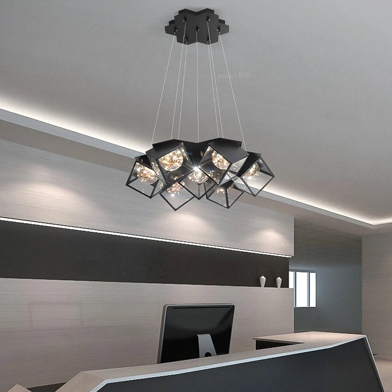Modern 2025 New Gypsophila warm romantic master bedroom Led Ceiling Chandelier Dining Room Restaurant Bar Pendant Hanging Lamp