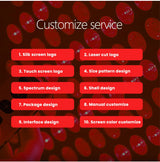 Red Light Therapy OEM/ODM 5 Wavelengths Pulse Model Full Body Use 300-3600W Infrared PDT Touch Screen LED Red Light Therapy Panel Device