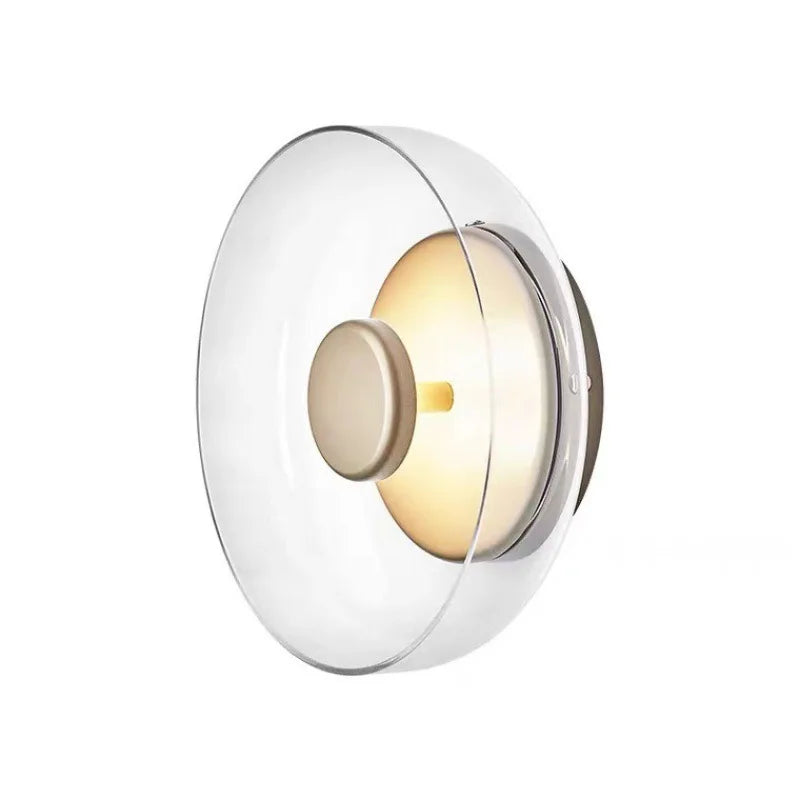 Modern Wall Lamp Glass Led Lighting Bowl Hanging Sconces Nordic Living Bedroom Bedside lamp kitchen Indoor Decors Light Fixtures