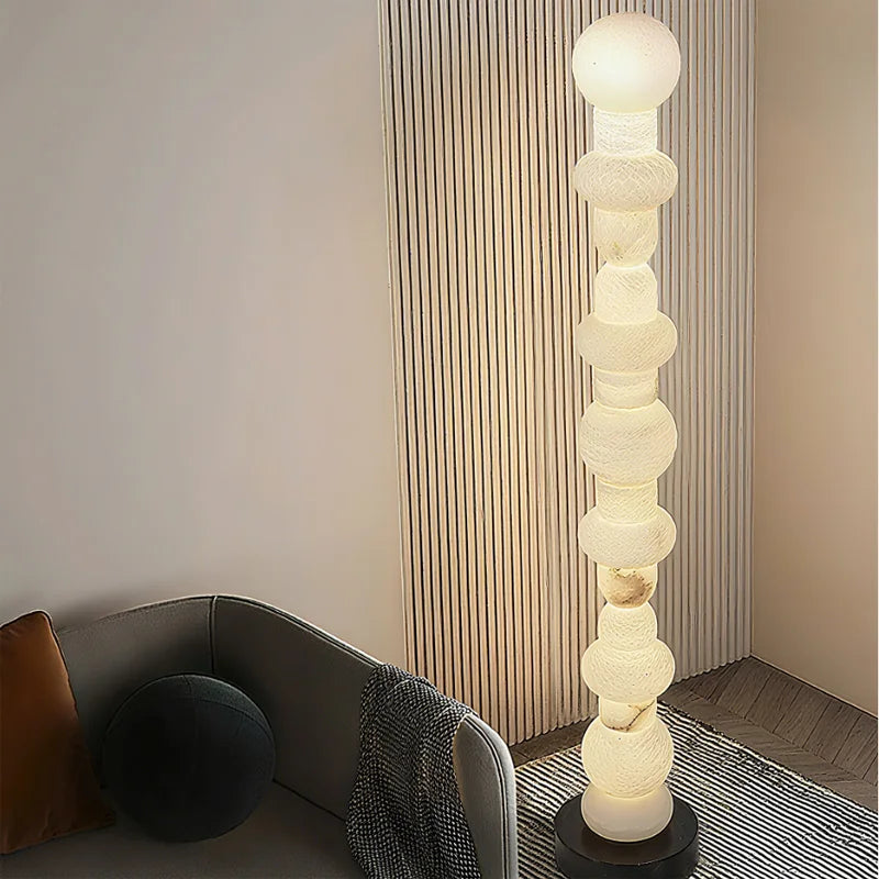 Light luxury modern minimalist marble art lamp warehouse Nordic style characteristic LED floor lamp 3 years warranty 50,000