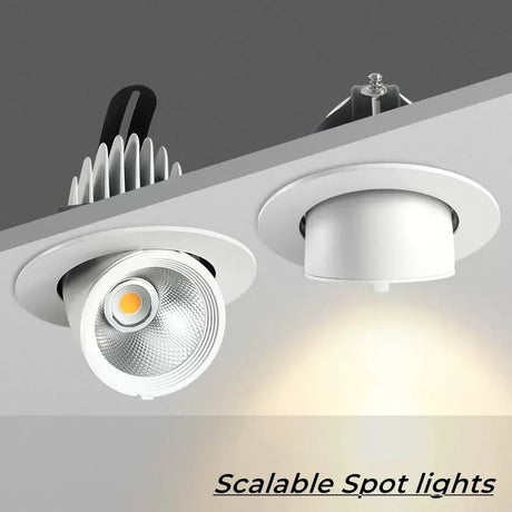 Recessed Led Downlight 7W COB Spot lights led 12W 18W Ceiling lamps 220V 110V LED Spot Lighting For Indoor Recessed LED lamp