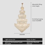 Modern Simple Crystal Chandelier Living Room Headlight Main Dining Room Light Luxury Style European high-end Lighting Lamps