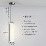 Modern Minimalist LED Pendant Light Chandelier For Bedroom Restaurant Living Room Gold Black Hanging Lamps Decoration Led Lustre