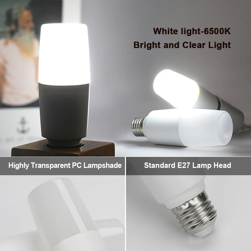 E27 Energy-Saving LED Light Bulb (9W-38W) - AC 220V High-Brightness Home Lamp