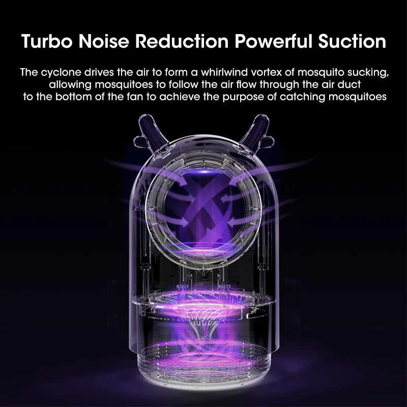 Electric Mosquito Fly Trap Harmless Mosquito Fly Exterminator Professional Inhalation Zapper Indoor Trap Multifunctional