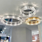 Luxury Crystal Bedroom LED Ceiling Lamp Simple Nordic Restaurant Living Room Kitchen Hotel Chandelier Modern Home Decor Lighting
