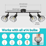 Modern LED E27 Ceiling Chandelier - Adjustable Angle Pendant Light Fixture