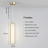 Modern Minimalist LED Pendant Light Chandelier For Bedroom Restaurant Living Room Gold Black Hanging Lamp Decoration Luster