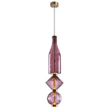 Italian Gusto Creative Glass LED Pendant Lamp - Modern Designer Chandelier Hanging Light for Kitchen Island, Dining Table & Bedroom