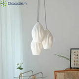 Nordic Modern Ceramic Lantern Energy-Saving LED Pendant Light - Creative Art Ceiling Chandelier Lamp Fixture for Restaurant, Dining Room & Home Decor
