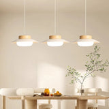 Cream Style Restaurant Pendant Light Japanese Style Wooden Dining Table Light Traditional Wabi Sabi Wind Light