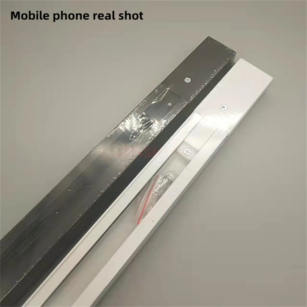LED Track Light Rail 0.5M 1M Black White Aluminum 2 Wire System Track Light Series Universal Track for Ceiling Spot Lamps