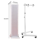 High Power Whole Body RTL300 LED Red Light Therapy Physiotherapy light therapy device 1200W pulse wiht mobile stand
