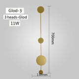 Modern LED Wall Lamp Simple Living Room Background Wall Light Bedroom Bedside Wall Sconce Creative Hotel  Hall Corridor Lighting