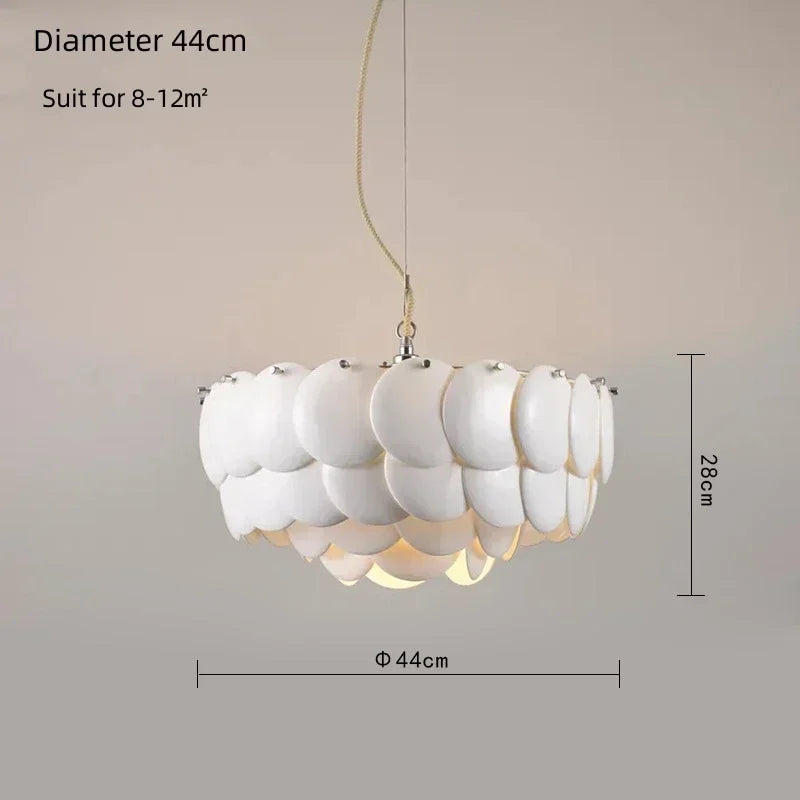 2026 Modern Danish Design White Ceramic Lamp Pembridge Chandelier Creative Hanging Light For Bedroom Living Home Decor Dinning L