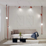 DIY Textile Leather Belt LED Pendant Light - 2026 Early Spring Glass Chandelier