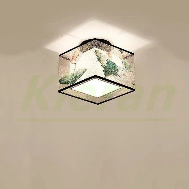 Modern Simple Lotus Bird LED Ceiling Lamp Living Room Bedroom Study Hotel KTV Bedside Ceiling Light Room Decoration Ceiling Lamp