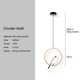 LED Bird Pendant Lamps for Bedroom Living Room Indoor Lighting for Home Chandelier Hanging Lights for Corridor Aisle AC85-265V