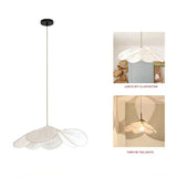 Colorful Petal Fabric Art Pendant Light - Modern Floral Chandelier Ceiling Hanging Lamp Fixture for Dining Room Table, Living Room, Cafe & Bar