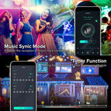 RGB Dream Color USB Christmas Lights - Smart App & Remote Control