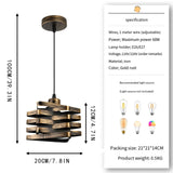 Vintage Industrial Style Lamp Bedside Chandelier  American Retro Living Room Bedroom Chandelier Wrought Iron Lamp