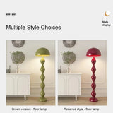 Macaron Creative Mushroom Lamp Living Room Sofa Side Led Floor Lamps Bedroom Bedside Light Senior Sense Of Vertical Lights