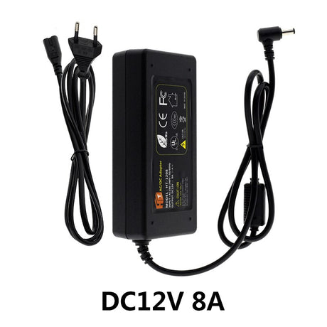 DC12V Adapter AC100-240V Lighting Transformers Output DC12V 1A 2A 3A 5A 6A 8A 10A EU / US Plug Power Supply for LED Strip