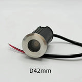DC12V 24V LED Mini Underwater Light IP68 Waterproof Underground Lamp Spotlight Stainless Steel for Pool Stair Step Pathway Deck