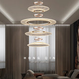 Living Room Pendant Light Duplex Staircase Pendant Light Villa for Dining Table Hanging Lamp Living Room Chandelier