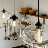 Caren Lighting handmade Glass Modern Nordic hanging loft Glass Pendant Light decor Lights Fixtures led filament dinningroom Lamp