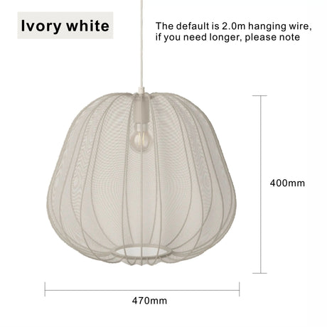 Nordic Creative Chandelier Lantern Modern Balloon Pendant Living Room Bedroom Staircase Aisle Restaurant Fabric Lamp