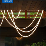 Modern Nordic LED Large Line Pendant Lamp Long Chandelier Living Room Stair Case Lobby Villa Project Minimalist Hanging Light