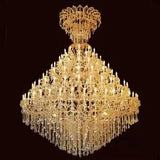 Luxury Large Crystal Chandelier - Modern Led Candle Chandelier For Hotel Lobby Villa Living Room & Entryway Lighting