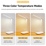 Table Lamp USB Touch Dimmable Night Light Folding Student Dormitory Reading Eye Protection Bedroom LED USB Charge Desk Lamp