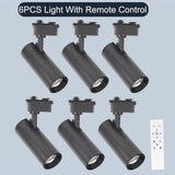 Remote Control Set LED Track Light Dimmable Ceiling Spotlight Rail Light Led Track Rail Spotlight Clothing Store Ceiling Lights