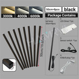 LED Strip Light for Wood Slat Wall Panel - Recessed Self-Adhesive Lighting