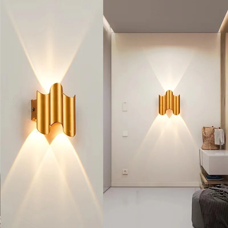 New arrived Led Wall Lamp Indoor Stair Light Fixture Bedside Loft Living Room Up Down Home Hallway Lampada 3W 5W 7W Wall Sconces
