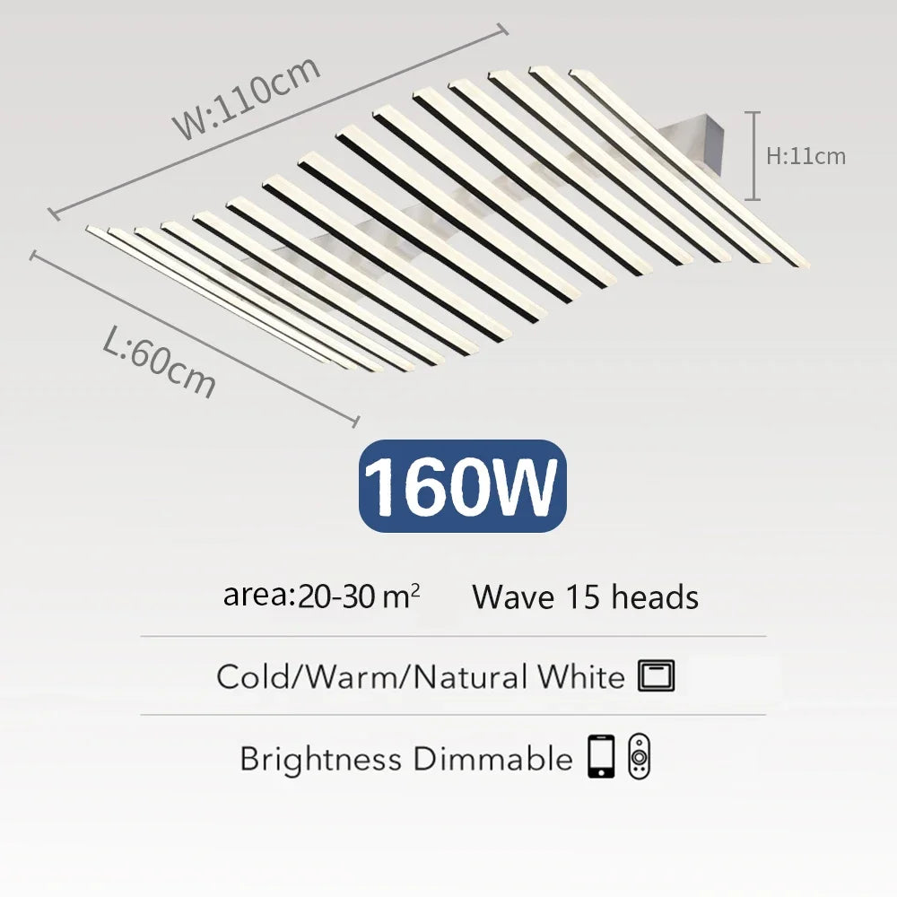 Nordic Art Line Acrylic Led Ceiling Chandelier Living Room Restaurants Kitchen Bar Pendant Lamps Modern Home Decoration Lighting