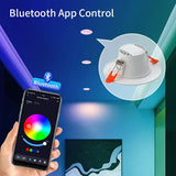 Tuya Bluetooth Smart LED Downlight 10W Smart Life APP LED Lamp Bulb Dimmable RGB RF 2.4G Remote Group Control Led Spot Lights