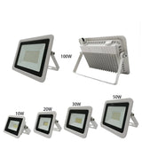 White LED Flood Light 10W 20W 30W 50W 100W IP68 Waterproof Outdoor Garden Projector Lighting Spotlight Wall Flood Lights