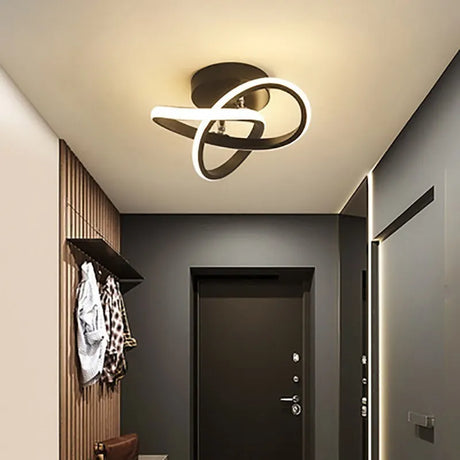 LED Strip Aisle Ceiling Lights Modern Minimalist Living Room Lamps For Balcony Entrance Staircase Home Decors Fixtures Led Luster