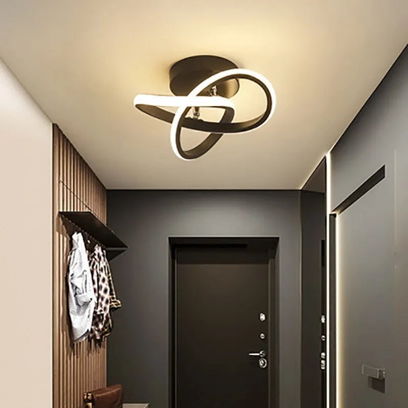 LED Strip Aisle Ceiling Lights Modern Minimalist Living Room Lamps For Balcony Entrance Staircase Home Decors Fixtures Led Luster