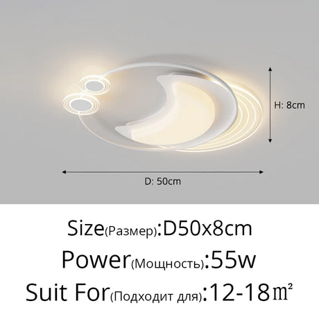 Nordic Style Living Room Ceiling Lamp Bedroom LED Ceiling Light Kitchen Modern Ceiling Lights Dining Room Aisle Indoor Lighting