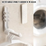 3/6Pcs No-Drill Magnetic Remote Control Holder - Wall Mount Organizer for TV & AC