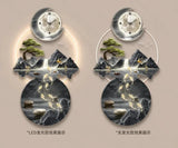 Art Mural Wall Clocks Luxury Interior Aesthetic Creative Wall Watch Minimalist Bedrooms American Relog De Pared Wall Decors