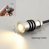 DC12V 24V LED Mini Underwater Light IP68 Waterproof Underground Lamp Spotlight Stainless Steel for Pool Stair Step Pathway Deck